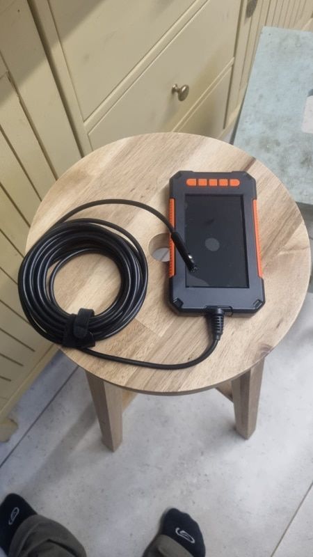 Customer photo review of Webvision Endoskop Kamera - HD 4MP Einzellinse - 4,3" Zoll Bildschirm - 5-10M - Inspektionskamera - Wasserdicht - IP67