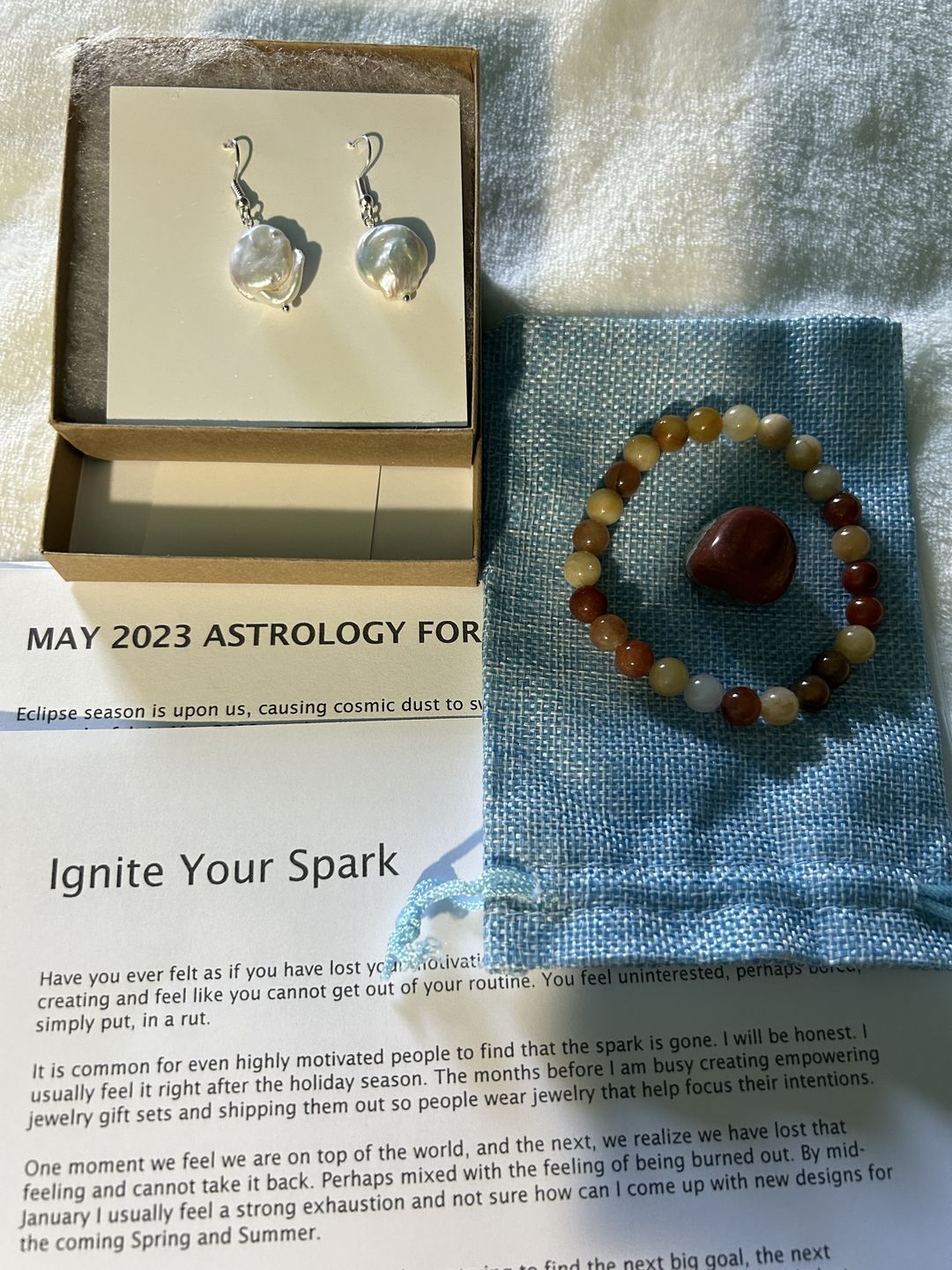 Customer photo review of Manifestation Box - Yearly Prepay