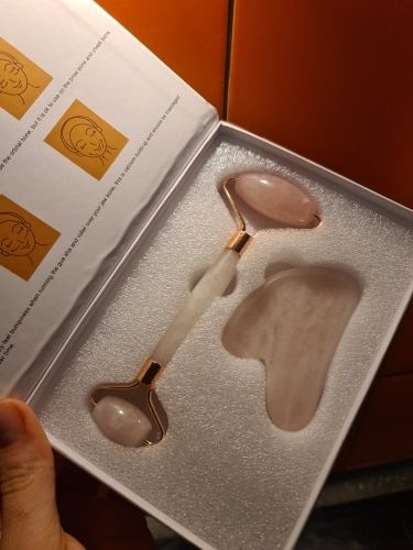 Customer photo review of Rouleau Quartz Rose - Apaisant & Anti-Rides