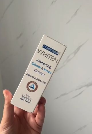 Customer photo review of Whiten Whitening Elbow And Knee Cream- 50ml