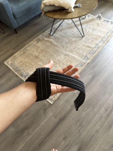 Customer photo review of Personal Record Heavy Duty Premium Straps-PR902- Black/Grey