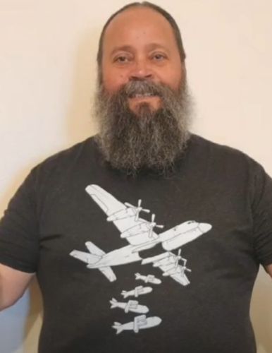 Customer photo review of F-Bomb Premium Triblend Tee