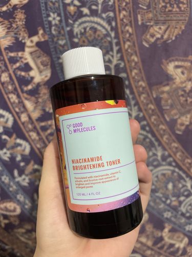 Customer photo review of Niacinamide Brightening Toner