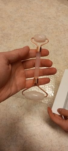 Customer photo review of Rouleau Quartz Rose - Apaisant & Anti-Rides