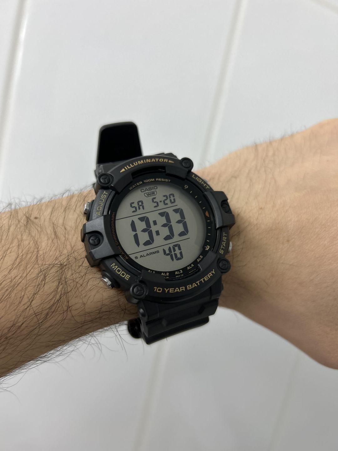 Customer photo review of Reloj Casio Vintage AE-1500WHX-1AVDF Negro
