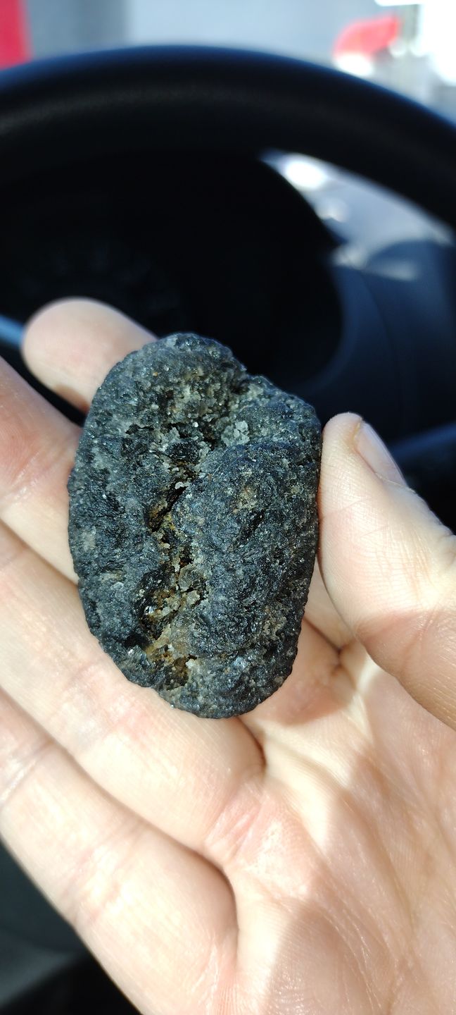 Customer photo review of Tektite Specimen - The Only Crystal on the Planet that can Absorb Dark Energy
