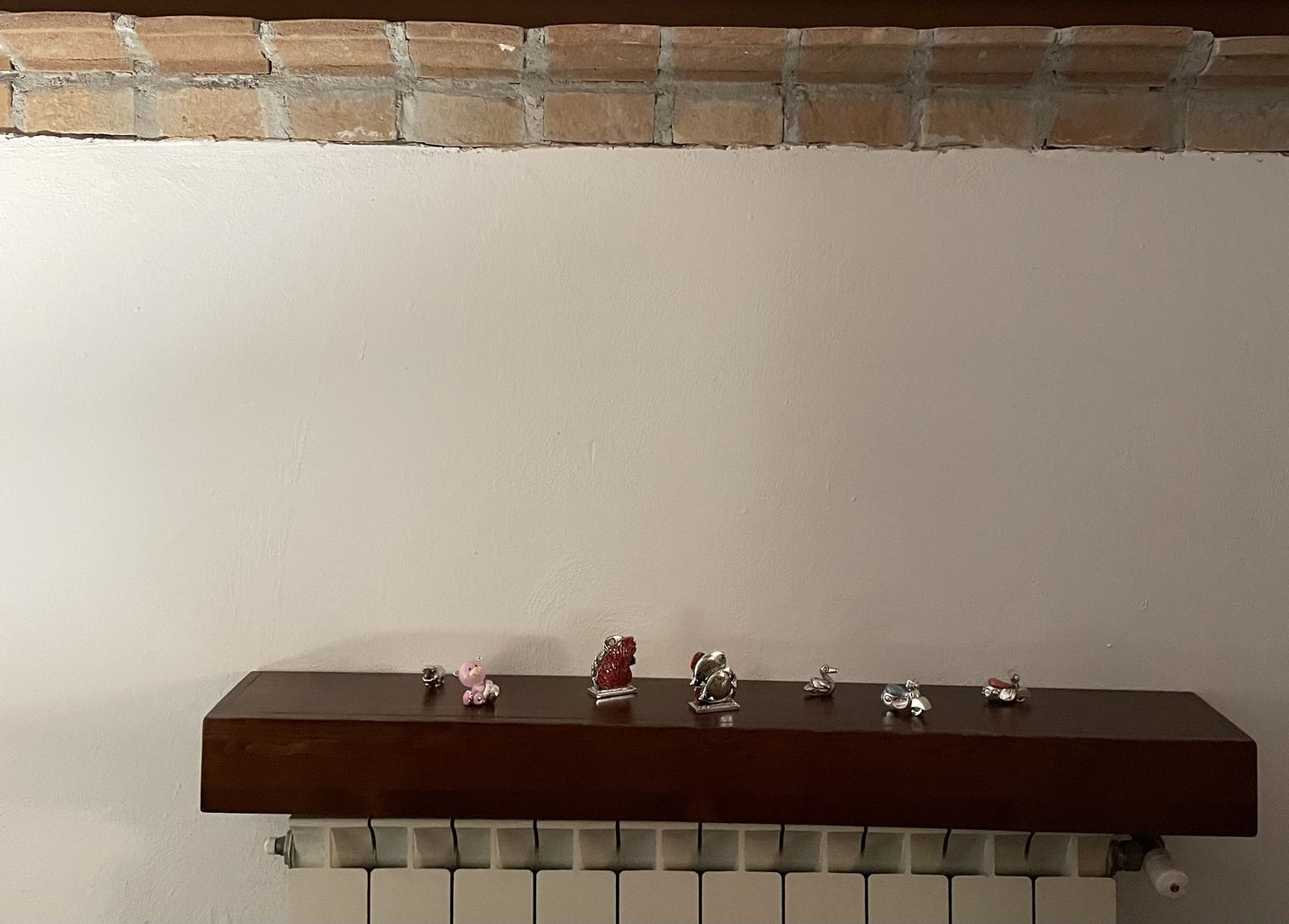 Customer photo review of Mensola sospesa - VENERE - Profondità 15-20-25 cm. Noce Scuro