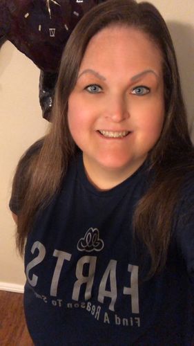 Customer photo review of FARTS T-shirt - Unisex Navy Blue