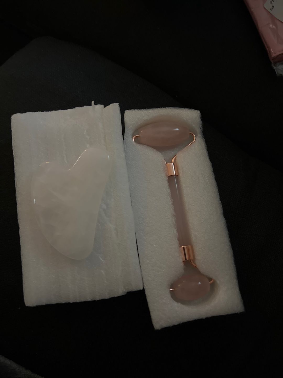 Customer photo review of Rouleau Quartz Rose - Apaisant & Anti-Rides