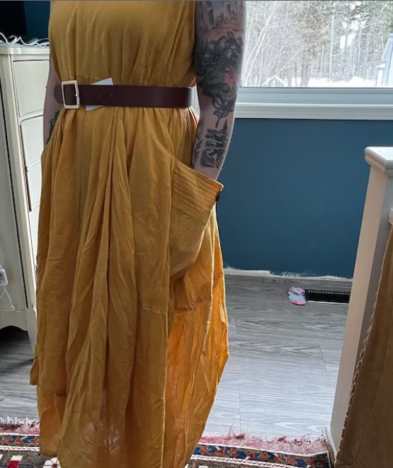 Customer photo review of Maxi Dress Wayan Yellow
