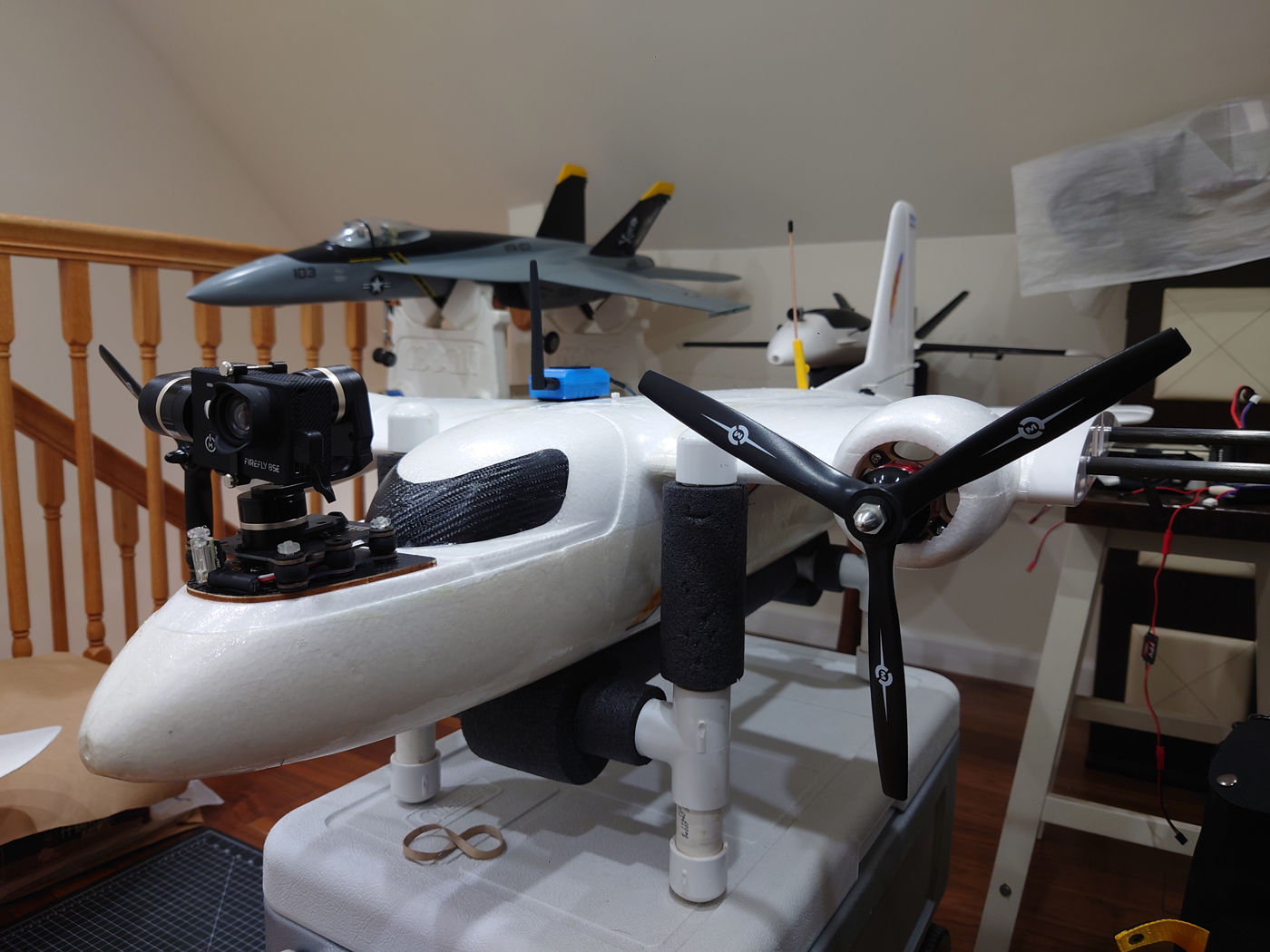 Customer photo review of 3-Blade - 10x7 Propeller Rev./Pusher