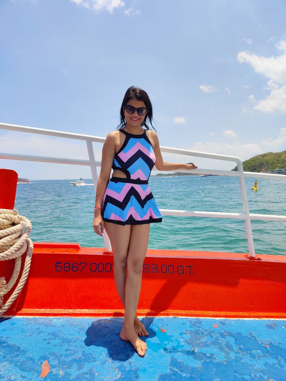Customer photo review of Aztec Swimsuit- BESTSELLER