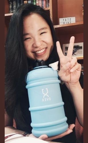 Customer photo review of 2.2L Oversized Bottle with Flip Cap