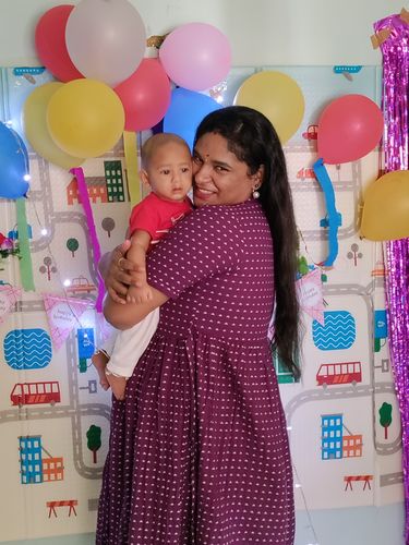 Customer photo review of Purple Handloom Maxi