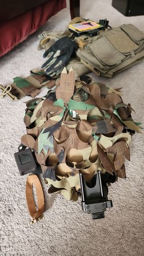 Customer photo review of Predator Ghillie™ Helmet Cover