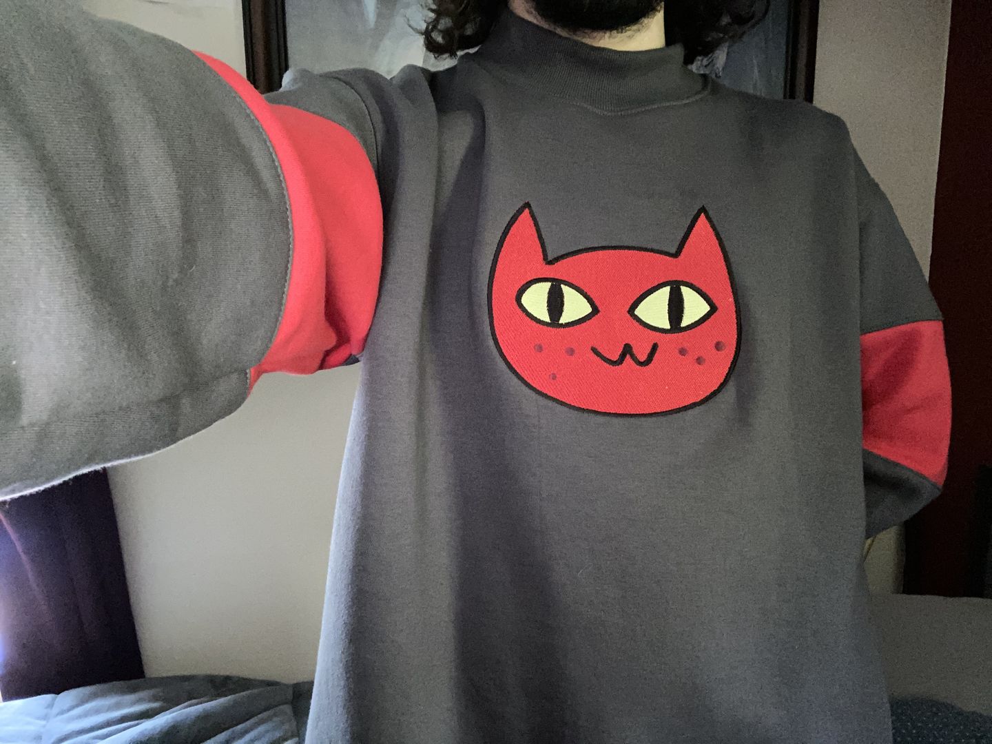 Customer photo review of Cat Sweater