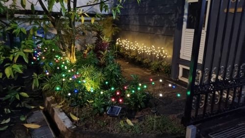 Customer photo review of Glühwürmchen-Lichter für den Garten