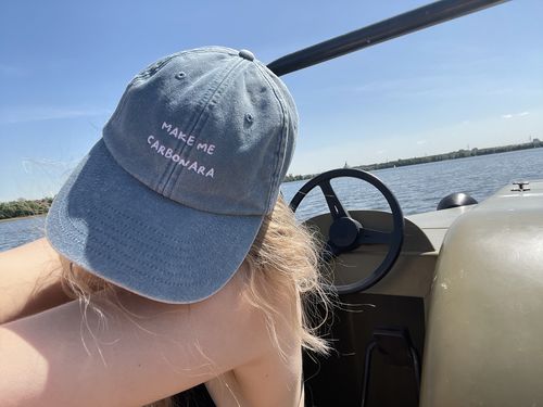 Customer photo review of Make me Carbonara Vintage Hat