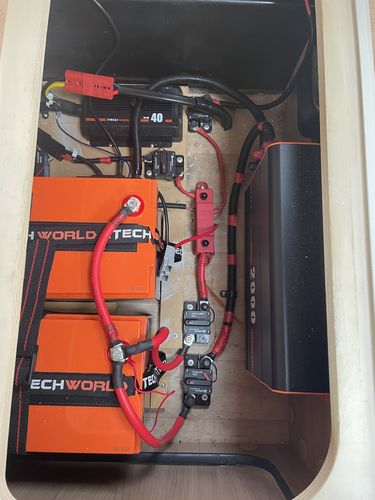 Customer photo review of Complete Lithium 4WD/Caravan kit - 2x iTECH120X's, iTECHDCDC40, iTECHBC40, iTECHBM500 & 2000w inverter