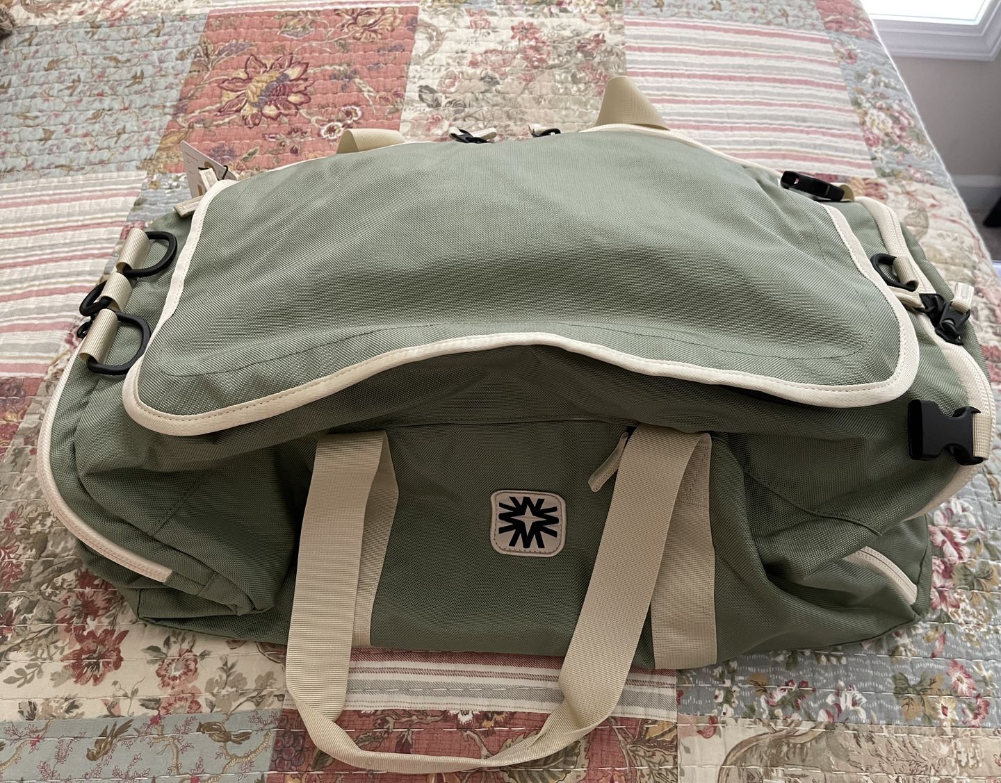 Customer photo review of Valley Duffel Bag Sage