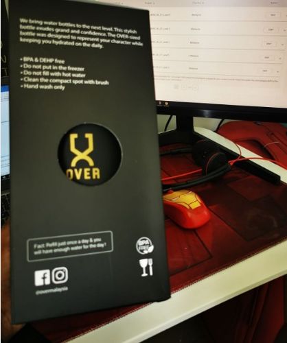Customer photo review of 2.2L Oversized Bottle with Flip Cap