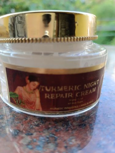 Customer photo review of Turmeric Night Repair Cream
