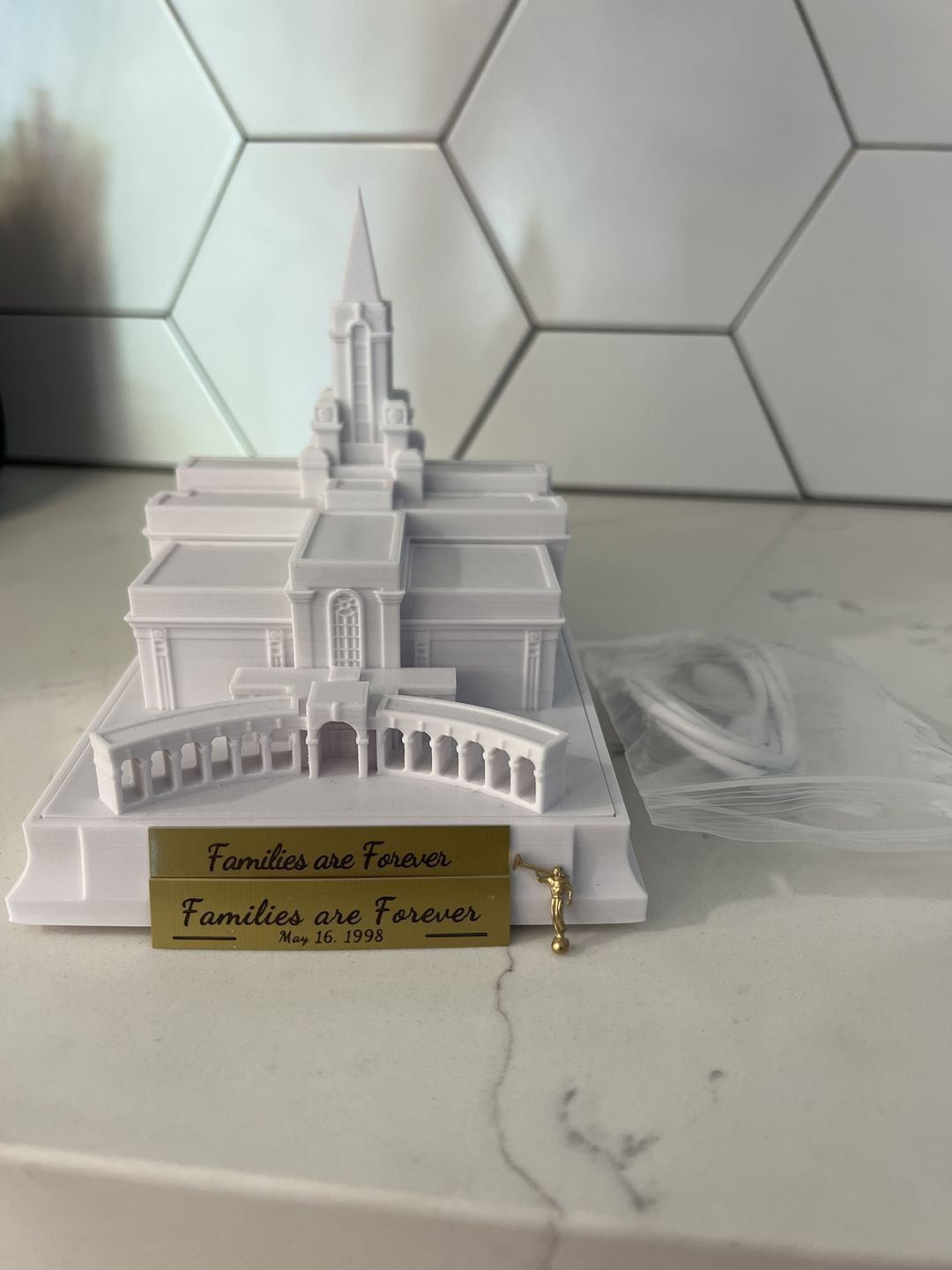 Customer photo review of Inscription Plaque
