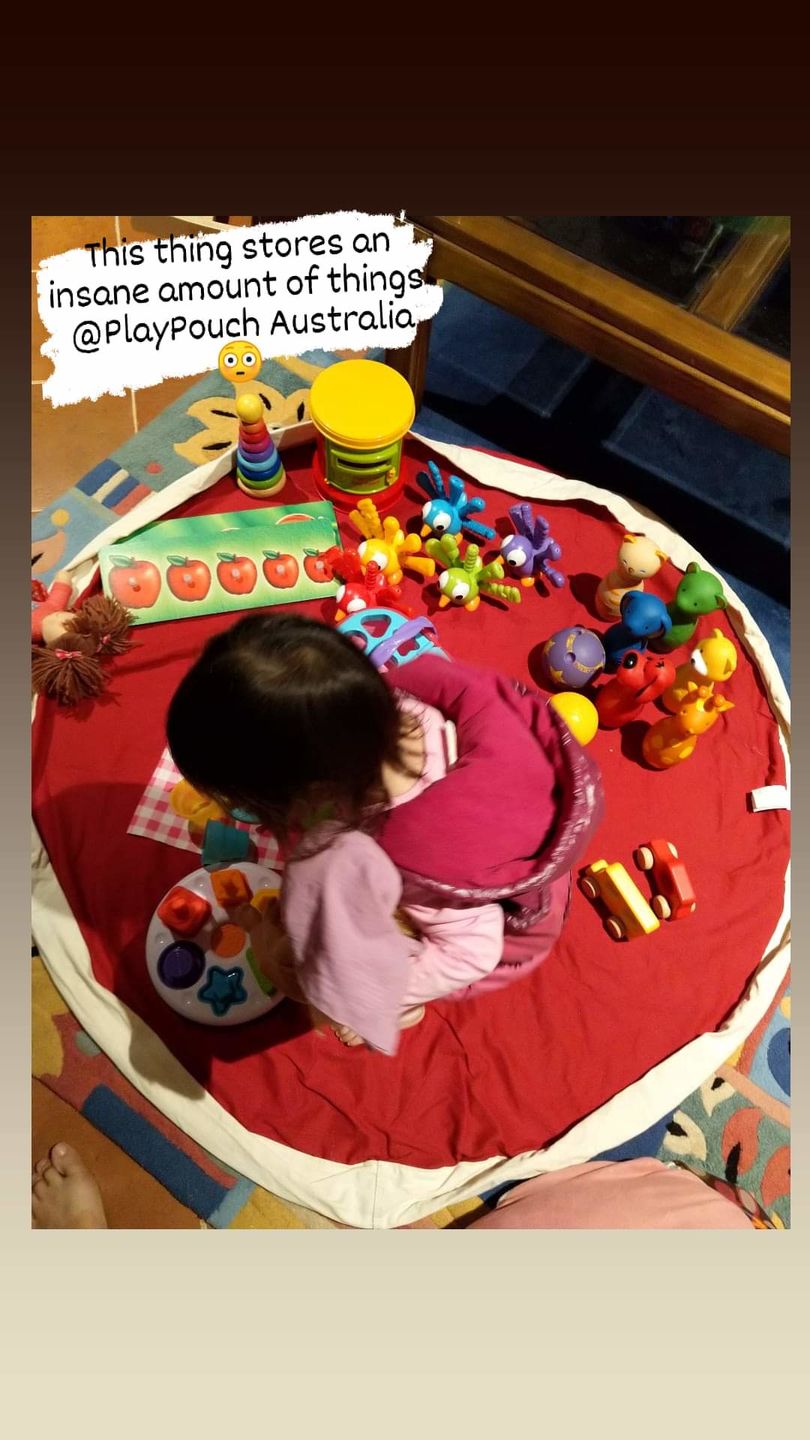 Customer photo review of Rocket Red Original Play Pouch