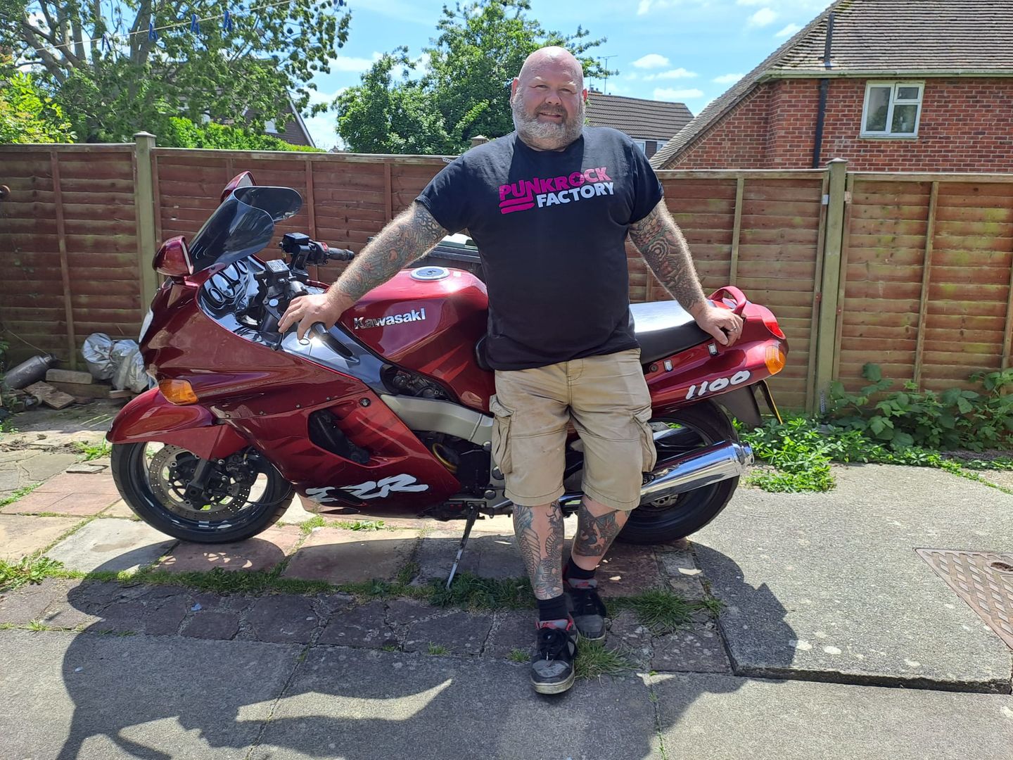 Customer photo review of PRF Logo Tee