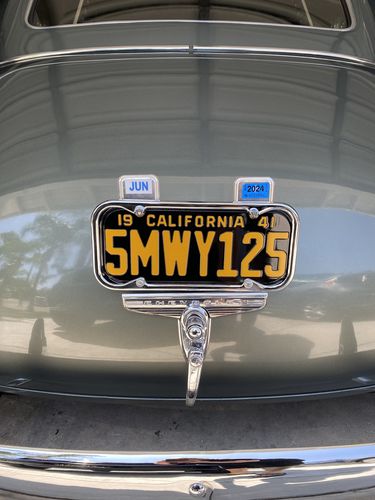 Customer photo review of 1941 CALIFORNIA LICENSE PLATE 6"x14" (351.5mm x 156.5mm)
