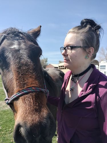 Customer photo review of NEV Dark Chain Love Necklace