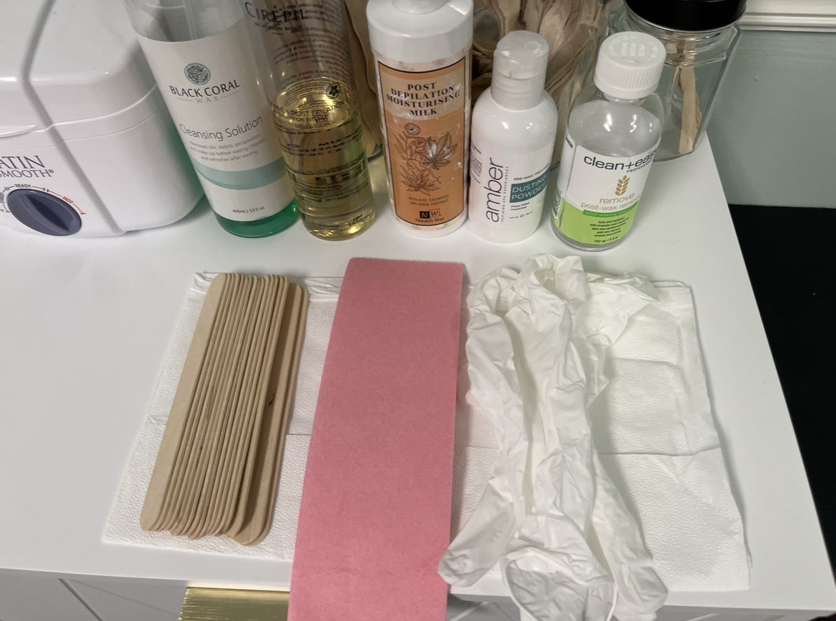 Customer photo review of Pink Non-Woven Pre-Cut Epilating Rolls
