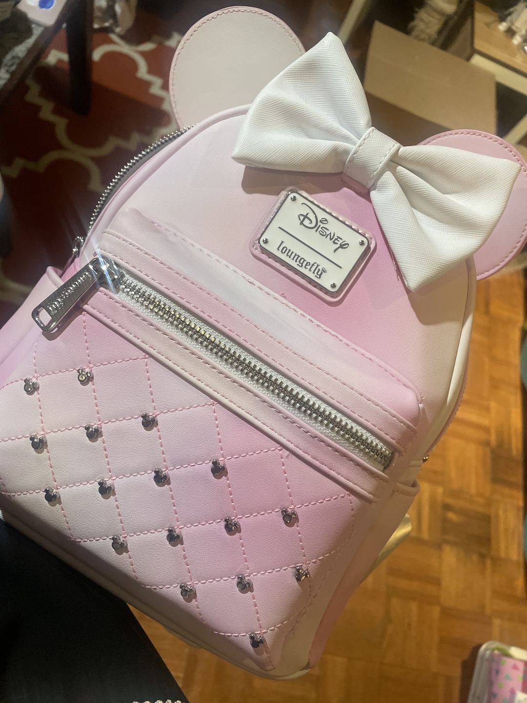 Customer photo review of 707 Street Exclusive - Loungefly Disney The Minnie Mouse Classic Series Mini Backpack - Sakura