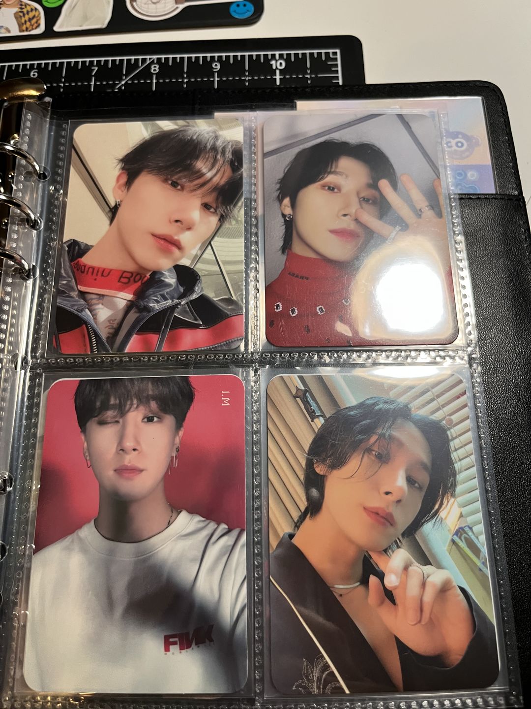 Customer photo review of PREMIUM PHOTOCARD SLEEVES - BLUE VERSION (65x91MM)
