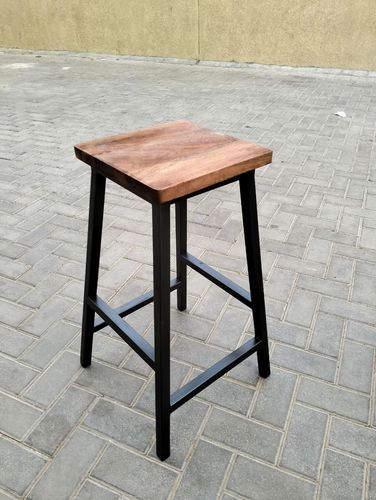 Customer photo review of Black Ash Wood Bar Stools  (3 Sizes Available)