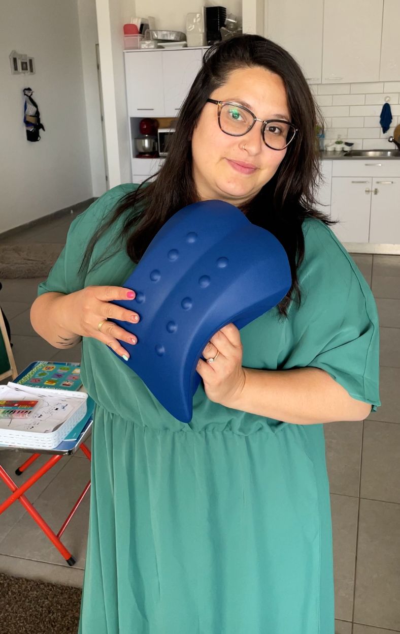 Customer photo review of מכשיר גב אורתופדי Back Calm