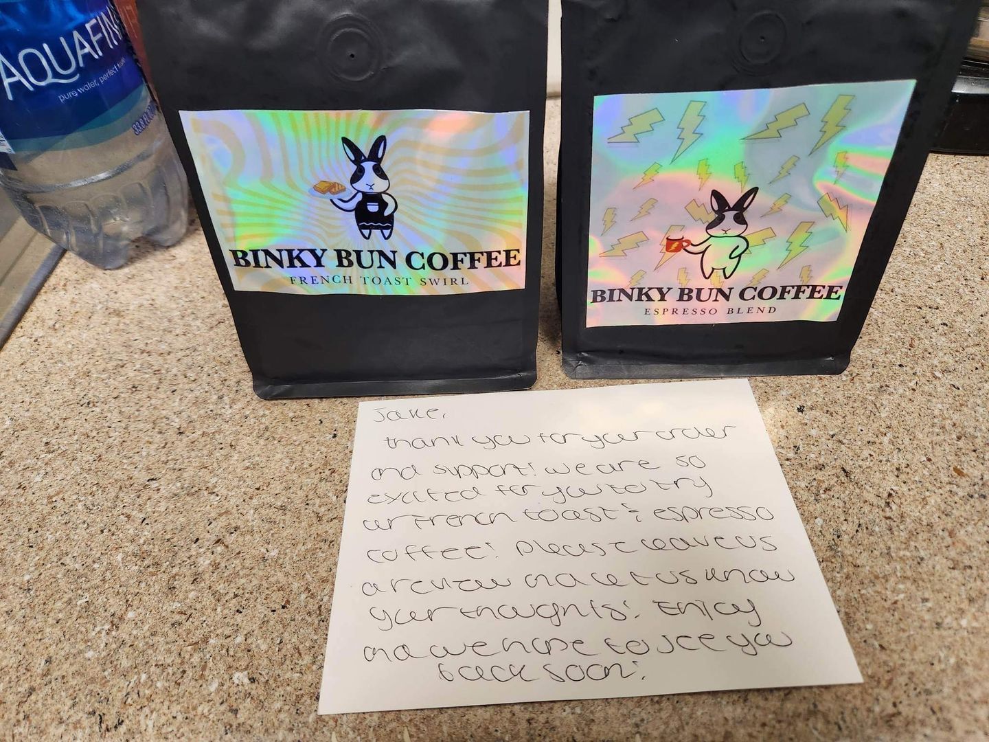 Customer photo review of Espresso Blend (Ground)