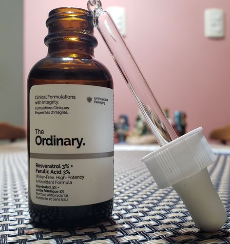 Customer photo review of Resveratrol 3% + Ferulic Acid 3% 30ml