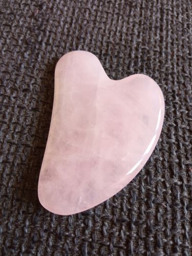 Customer photo review of Gua Sha Quartz Rose