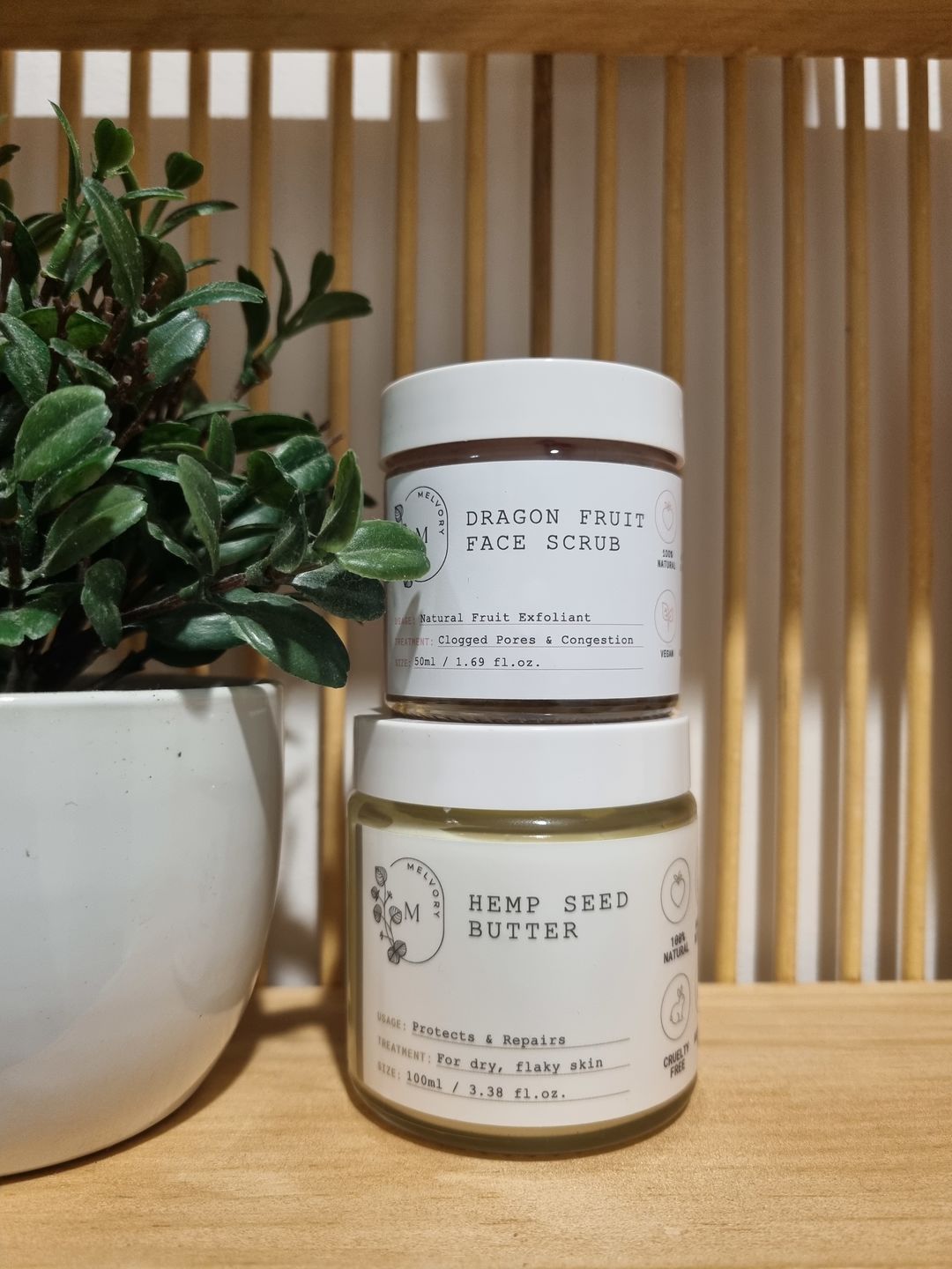 Customer photo review of Dragonfruit Face Scrub