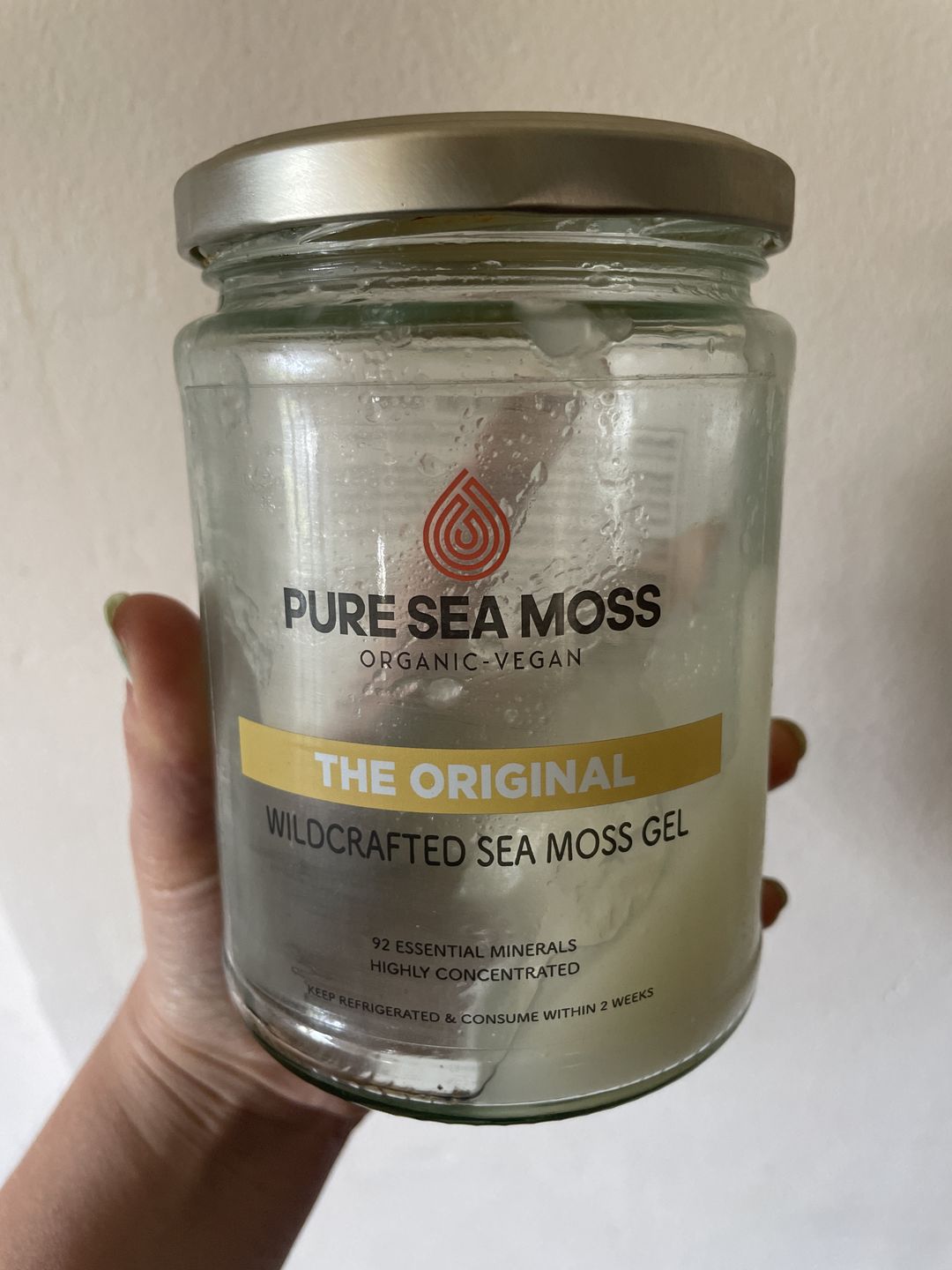 Customer photo review of The Original - Gold Plain Sea Moss Gel