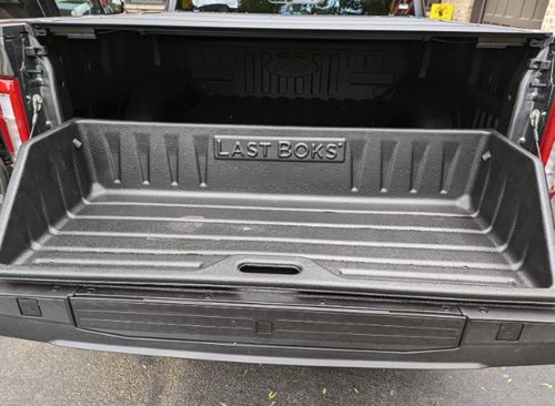 Customer photo review of Last Boks Truck Bed Organizer Storage Box