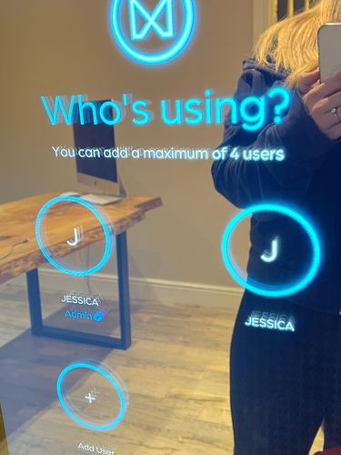 Customer photo review of MAGIC Pro: The Most Intelligent Home Gym