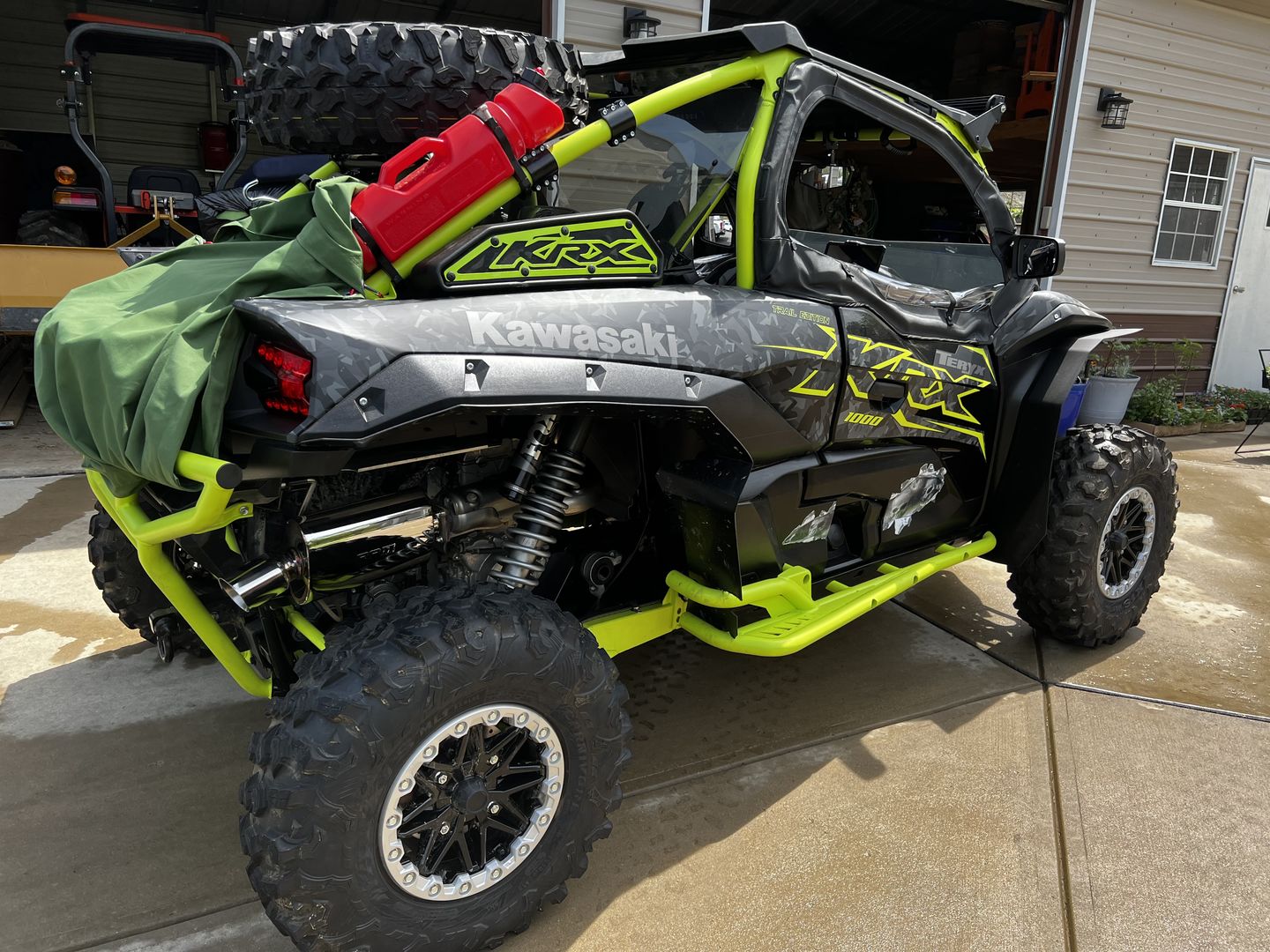 Customer photo review of RPM SxS Teryx KRX 1000 Catless Slip On Sport Muffler KRF1000