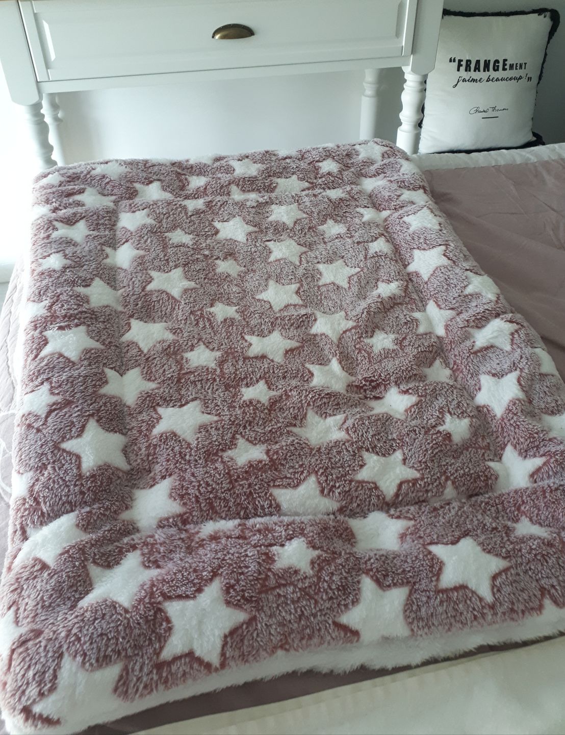 Customer photo review of Couverture apaisante pour chat