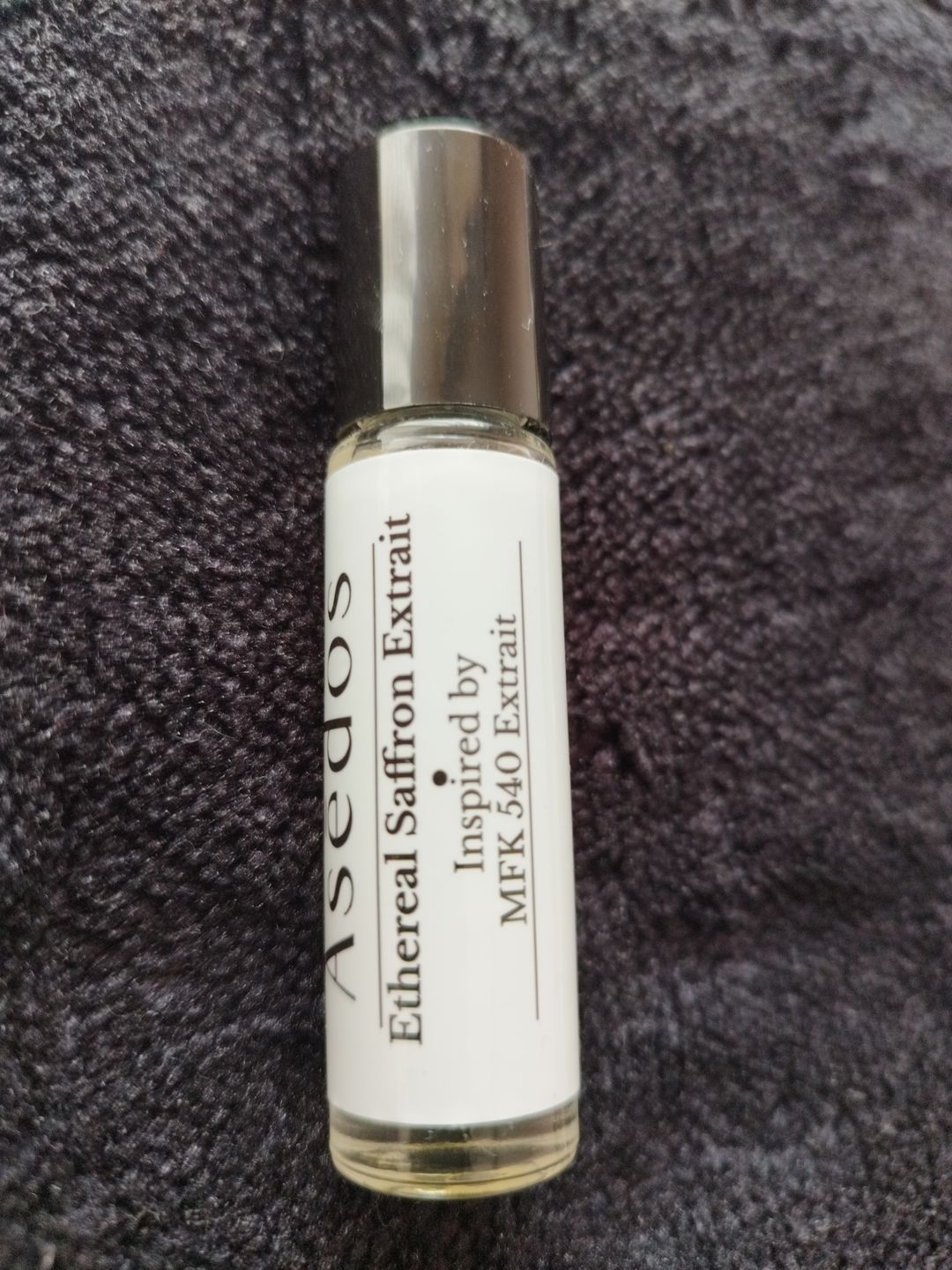 Customer photo review of ETHEREAL SAFFRON EXTRAIT PERFUME OIL