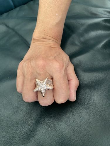 Customer photo review of DIAMOND STAR RING