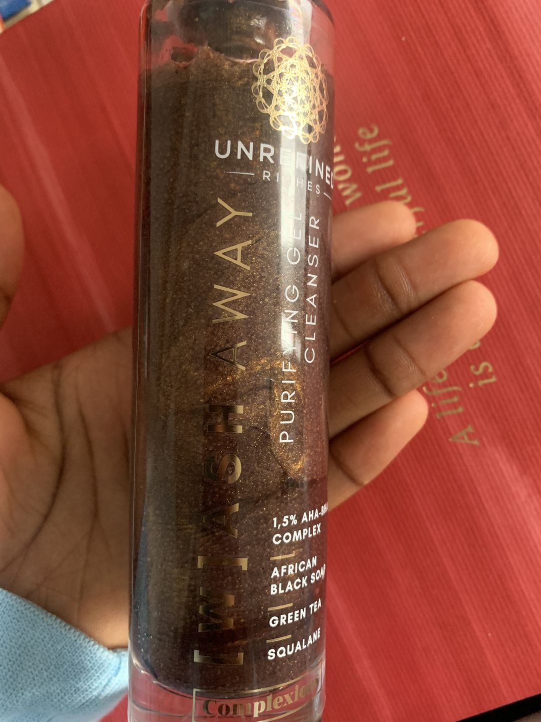Customer photo review of [W]ASH AWAY - Purifying Gel Cleanser