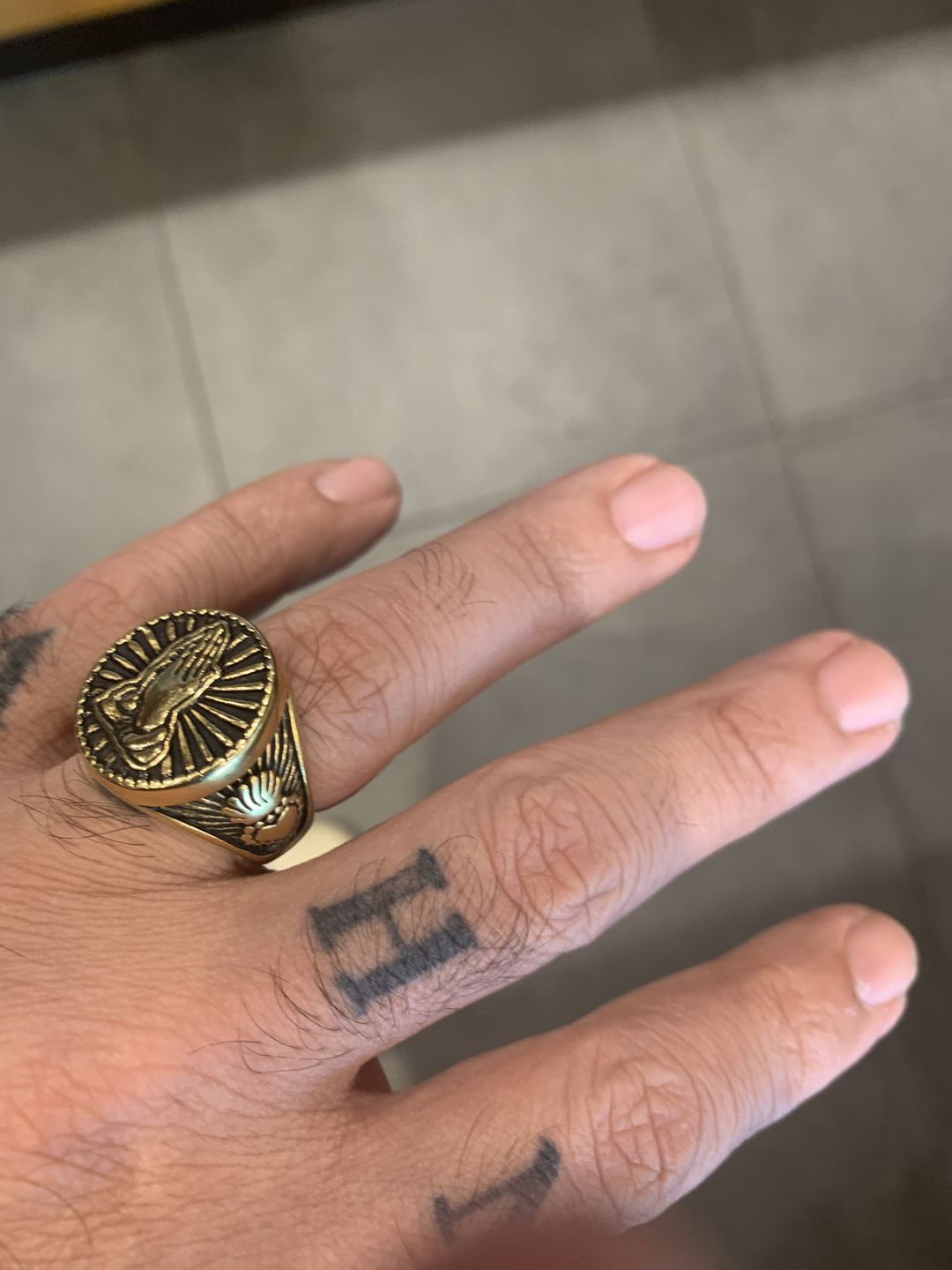 Customer photo review of SACRED GOLD.