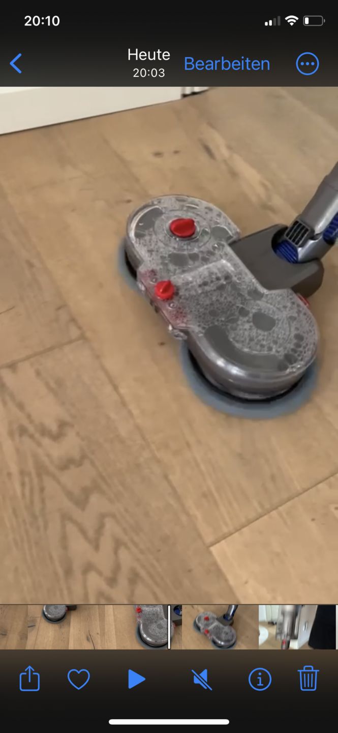 Customer photo review of Elektrischer Wischaufsatz passend für Dyson (inkl. 2 Wischpads + 2 gratis)